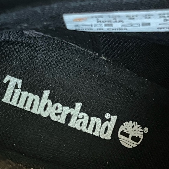 Timberland Earthkeepers Amston Wedge Booties Laceup Black Leather 8253A Womens 7 - Picture 8 of 13